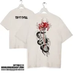 Tokyo Ghoul Anime Kaneki Oversized T-shirt Premium Off-white Cotton Dropshoulder