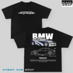 BMW M3 GTR NFS MOST WANTED Oversized T-shirt Premium Black Cotton Dropshoulder